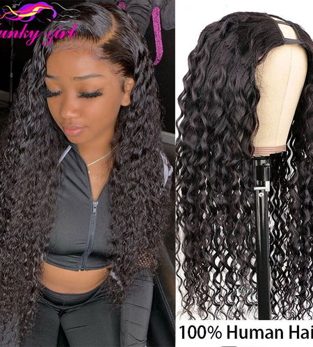 U Part Human Brazilian Wigs | U Part Hair Natural Wigs | Wig Natural