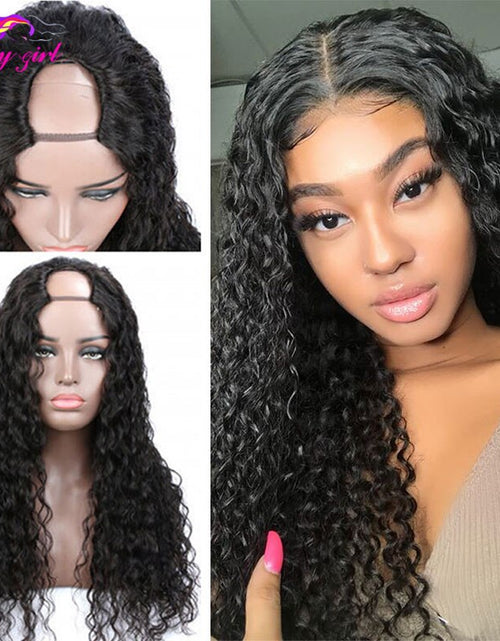 Load image into Gallery viewer, U Part Human Brazilian Wigs | U Part Hair Natural Wigs | Wig Natural
