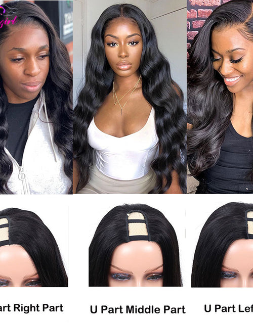 Load image into Gallery viewer, Human Hair U Part Wigs Sale | U Part Wig Brazilian Bodywave - Body
