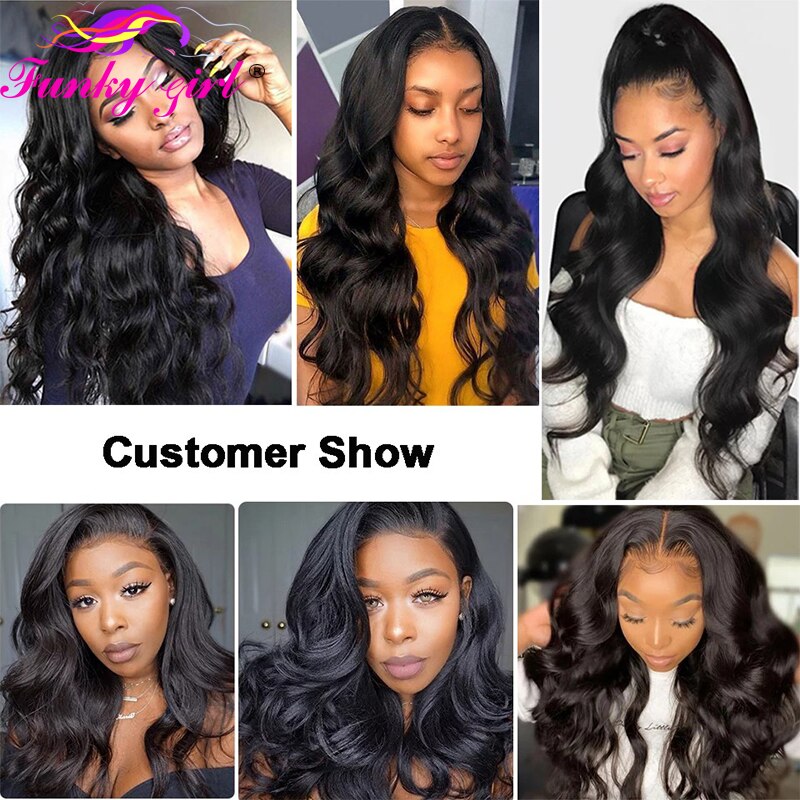 Human Hair U Part Wigs Sale | U Part Wig Brazilian Bodywave - Body