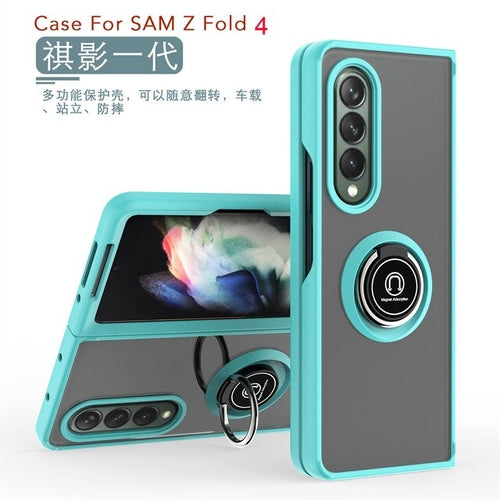 Load image into Gallery viewer, Best Z Fold 4 Case Hinge Protection | Samsung Z Fold 3 Case Stand -
