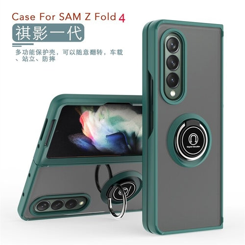 Load image into Gallery viewer, Best Z Fold 4 Case Hinge Protection | Samsung Z Fold 3 Case Stand -
