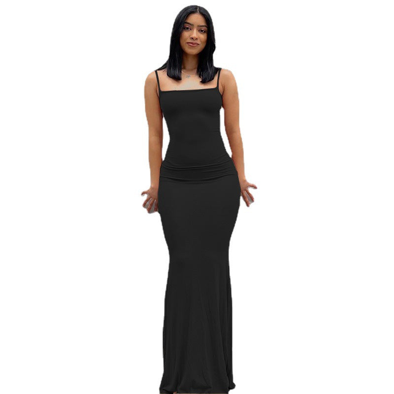 Fashion Sexy Backless Maxi Dress Skims Women Party Club Ladies Bodycon