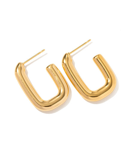 18k Gold Plated Stainless Steel | Earrings Women 18k Gold Plated -