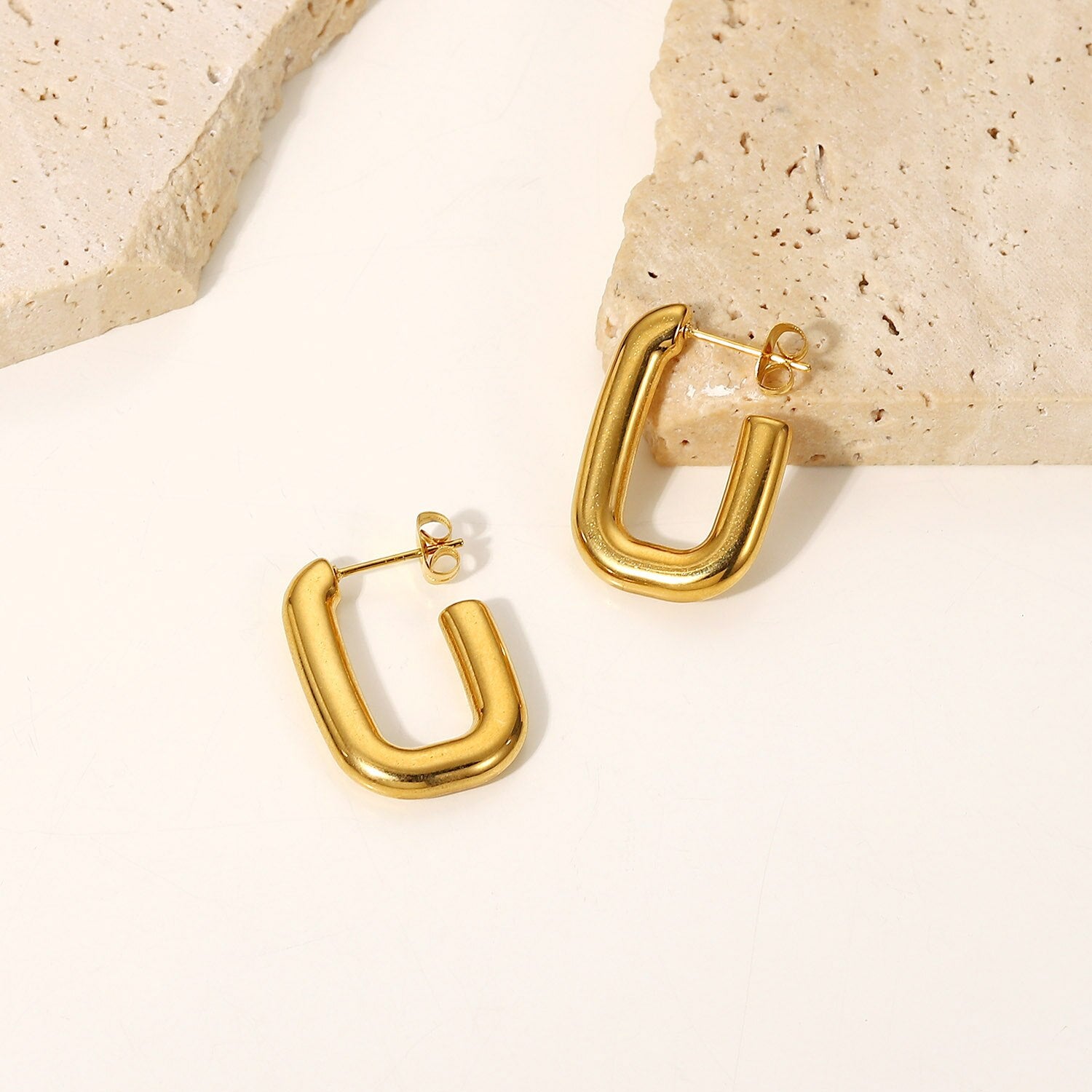 18k Gold Plated Stainless Steel | Earrings Women 18k Gold Plated -