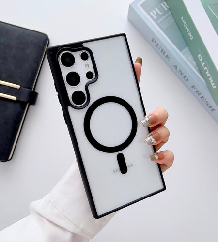 For Magsafe Magnetic Wireless Charging Cases For Samsung Galaxy S22+