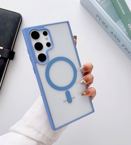 For Magsafe Magnetic Wireless Charging Cases For Samsung Galaxy S22+