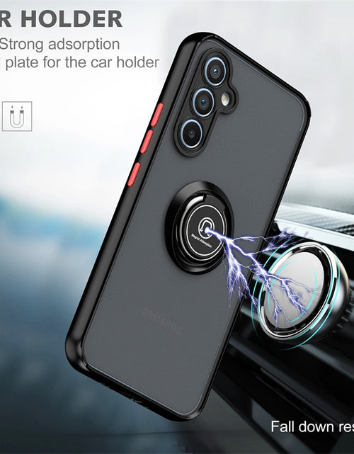 Load image into Gallery viewer, For Samsung Galaxy A54 A34 A14 5G Case Shockproof Matte Metal Ring
