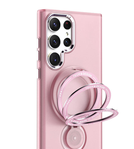 For Samsung S23 22 21 Ultra Puls 360 Swivel Stand Magsafe Silicon