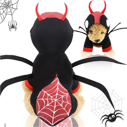 Funny Dog Halloween Clothes for Small Medium Dogs Halloween Party Bat