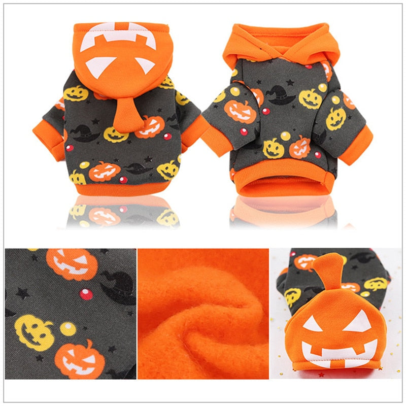 Funny Dog Halloween Clothes for Small Medium Dogs Halloween Party Bat