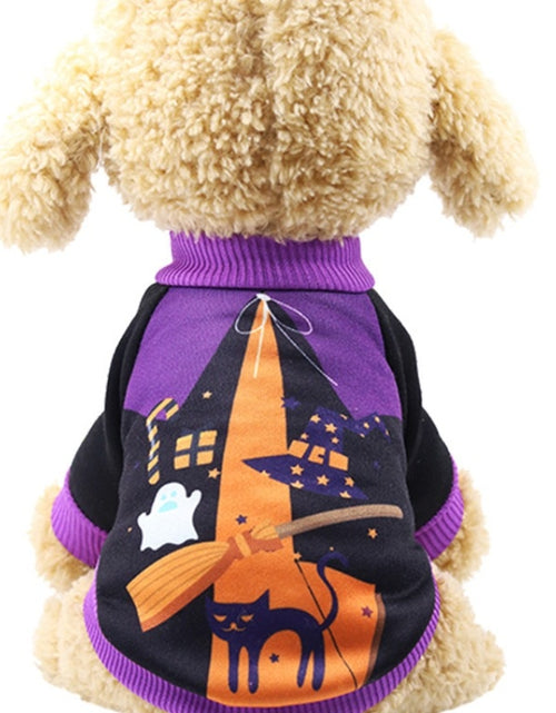 Load image into Gallery viewer, Funny Dog Halloween Clothes for Small Medium Dogs Halloween Party Bat
