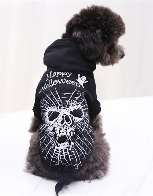 Load image into Gallery viewer, Funny Dog Halloween Clothes for Small Medium Dogs Halloween Party Bat
