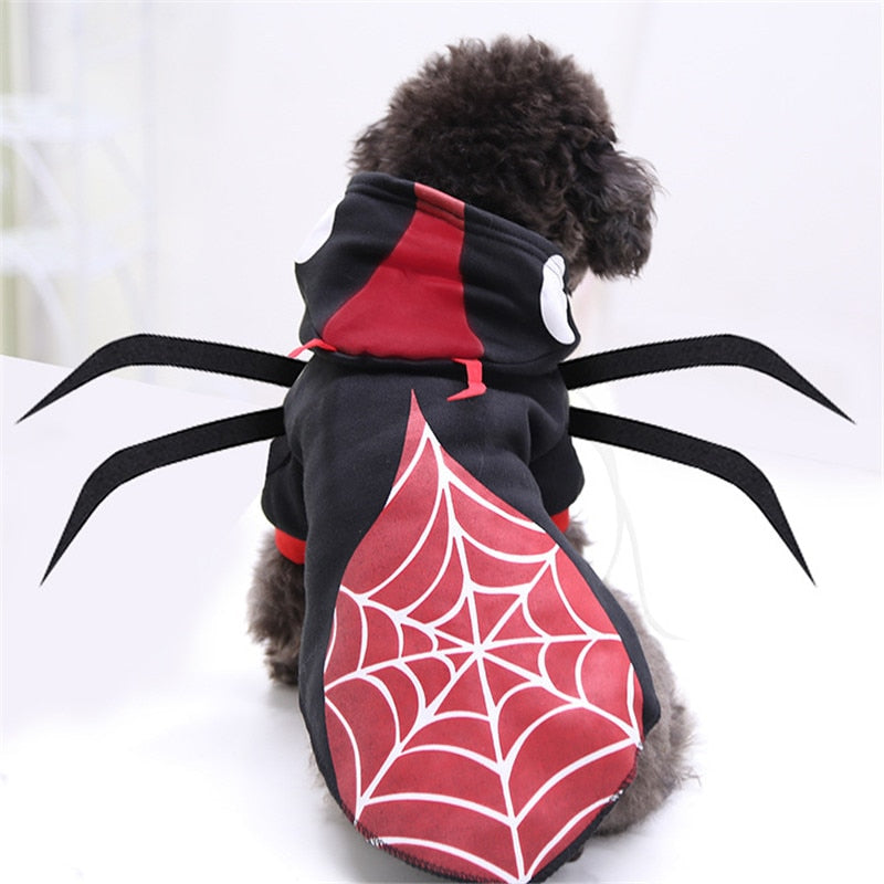 Funny Dog Halloween Clothes for Small Medium Dogs Halloween Party Bat