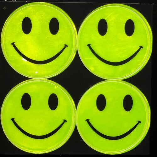 Reflective Smiling Face Sticker | Reflective Bike Safety | Bicycle