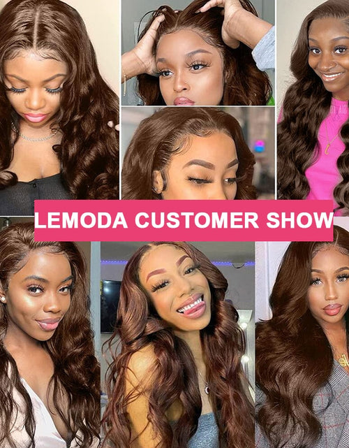 Load image into Gallery viewer, Chocolate Brown Human Lace Wig | Chocolate Brown Lace Front Wig - Hd
