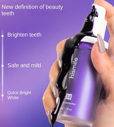 HISMILE V34 Toothpaste Purple Color Corrector Toothpaste For Teeth