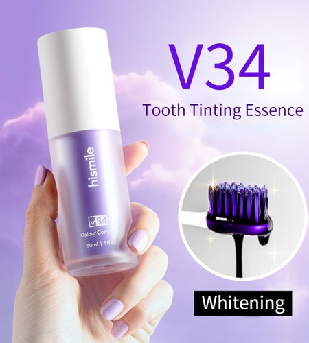 HISMILE V34 Toothpaste Purple Color Corrector Toothpaste For Teeth