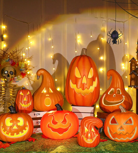 Halloween Pumpkin LED Lights Decoration Halloween Christmas Family