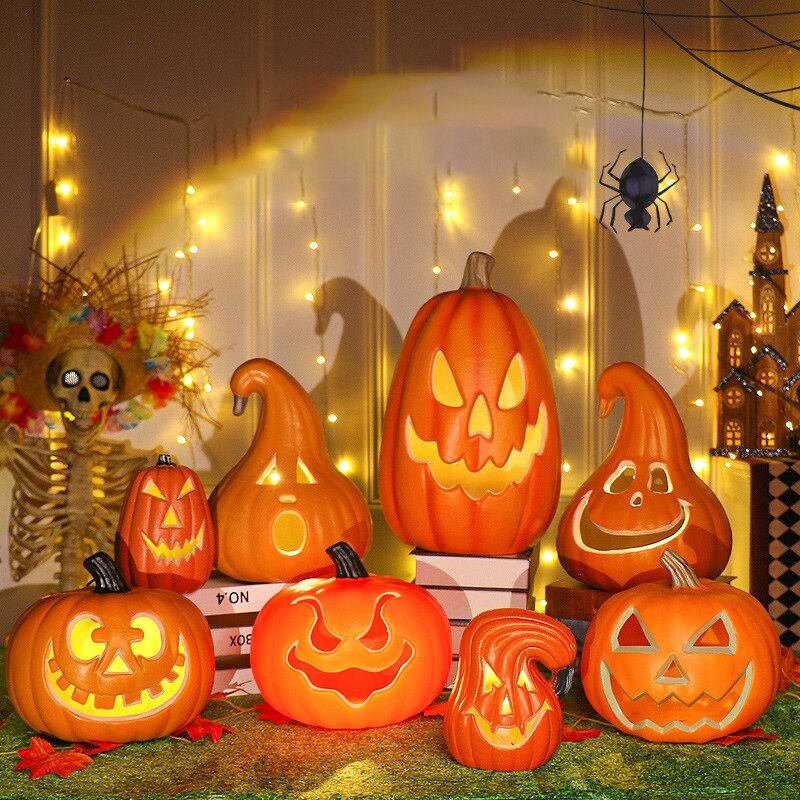 Halloween Pumpkin LED Lights Decoration Halloween Christmas Family