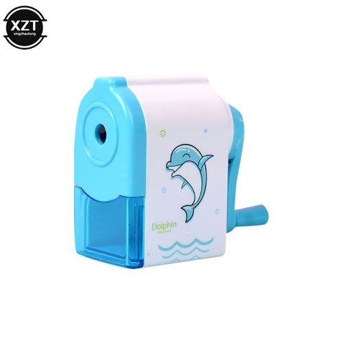 Load image into Gallery viewer, Hand crank Cute Dolphin Mechanical Sharpener For Pencil School Office
