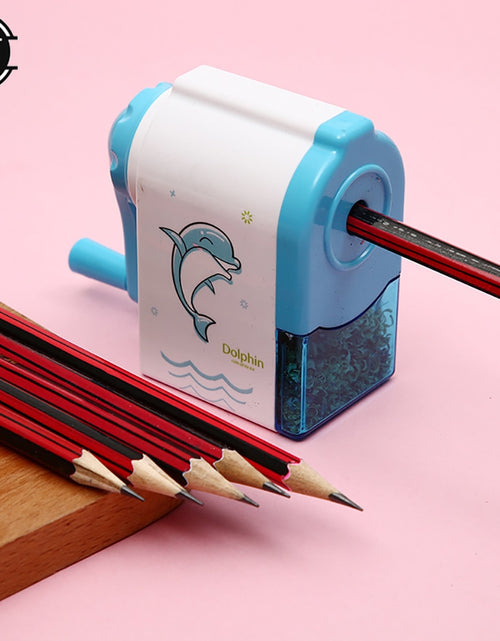 Load image into Gallery viewer, Hand crank Cute Dolphin Mechanical Sharpener For Pencil School Office
