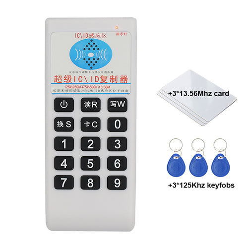 Handheld Frequency 125khz-13.56mhz Copier Duplicator Cloner Rfid Nfc