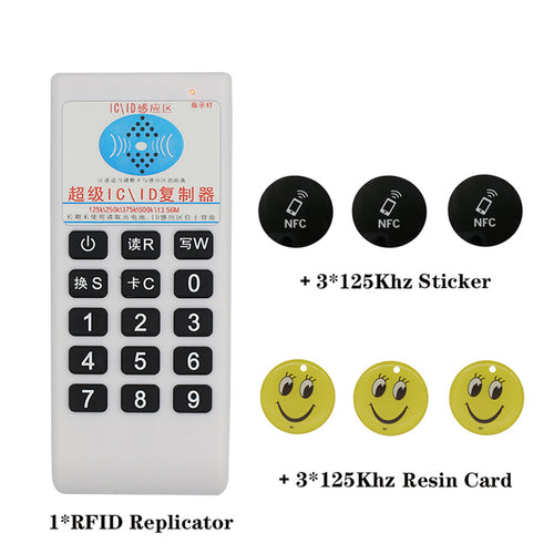 Handheld Frequency 125khz-13.56mhz Copier Duplicator Cloner Rfid Nfc