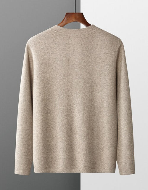 Load image into Gallery viewer, High end casual 100% cashmere cardigan men&#39;s sweater Solid color
