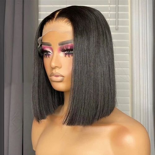 Load image into Gallery viewer, Highlight Bob Wig Colored Human Hair Wigs Brazilian Straight Lace
