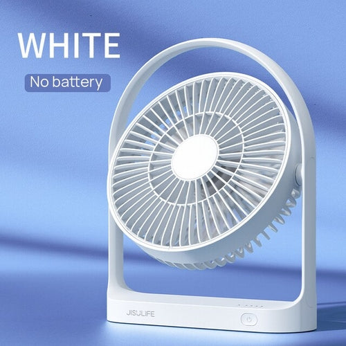 Load image into Gallery viewer, Fan Table Rechargeable | Table Fan Battery | Recharge Table Fan | Desk
