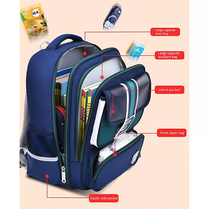 Kids Backpack Boys & Girls Elementary School Backpack Waterproof Kids