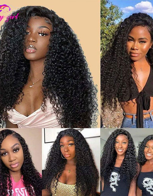 Load image into Gallery viewer, Kinky Curly U Part Human Hair Wig Brazilian Remy Hair 2x4 U part wig
