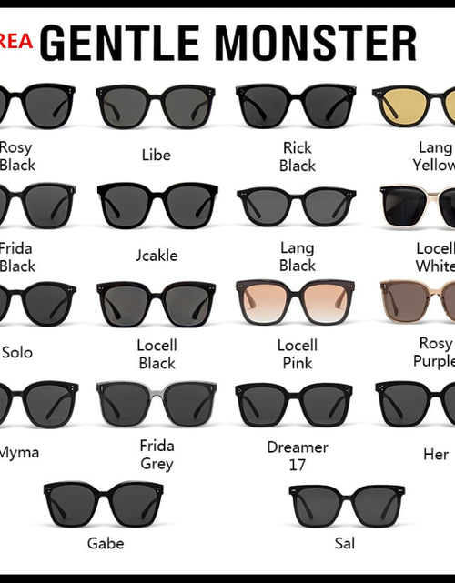 Load image into Gallery viewer, Korea Gentle Monster Fashion Sunglasses New 25 Styles Luxury Brand
