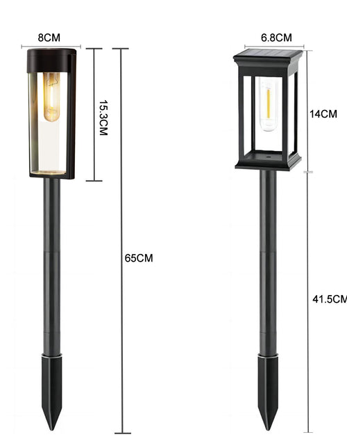 Load image into Gallery viewer, LED Solar Outdoor Pathway Lights Tungsten Filament Bulb Solar Path
