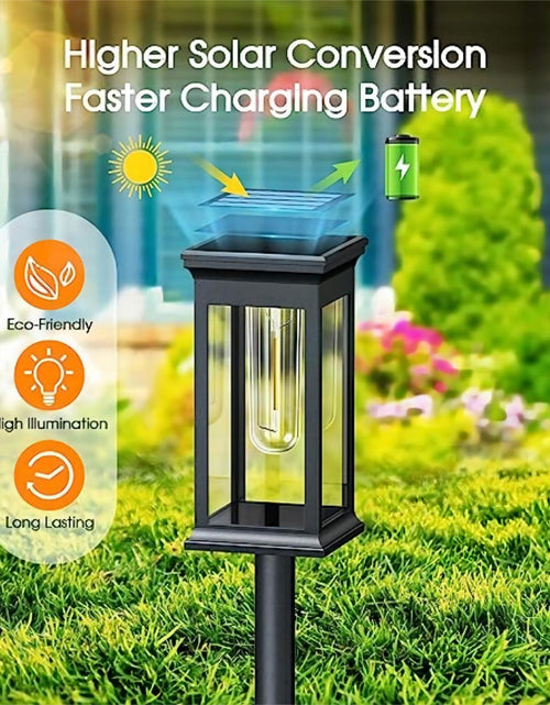 Load image into Gallery viewer, LED Solar Outdoor Pathway Lights Tungsten Filament Bulb Solar Path
