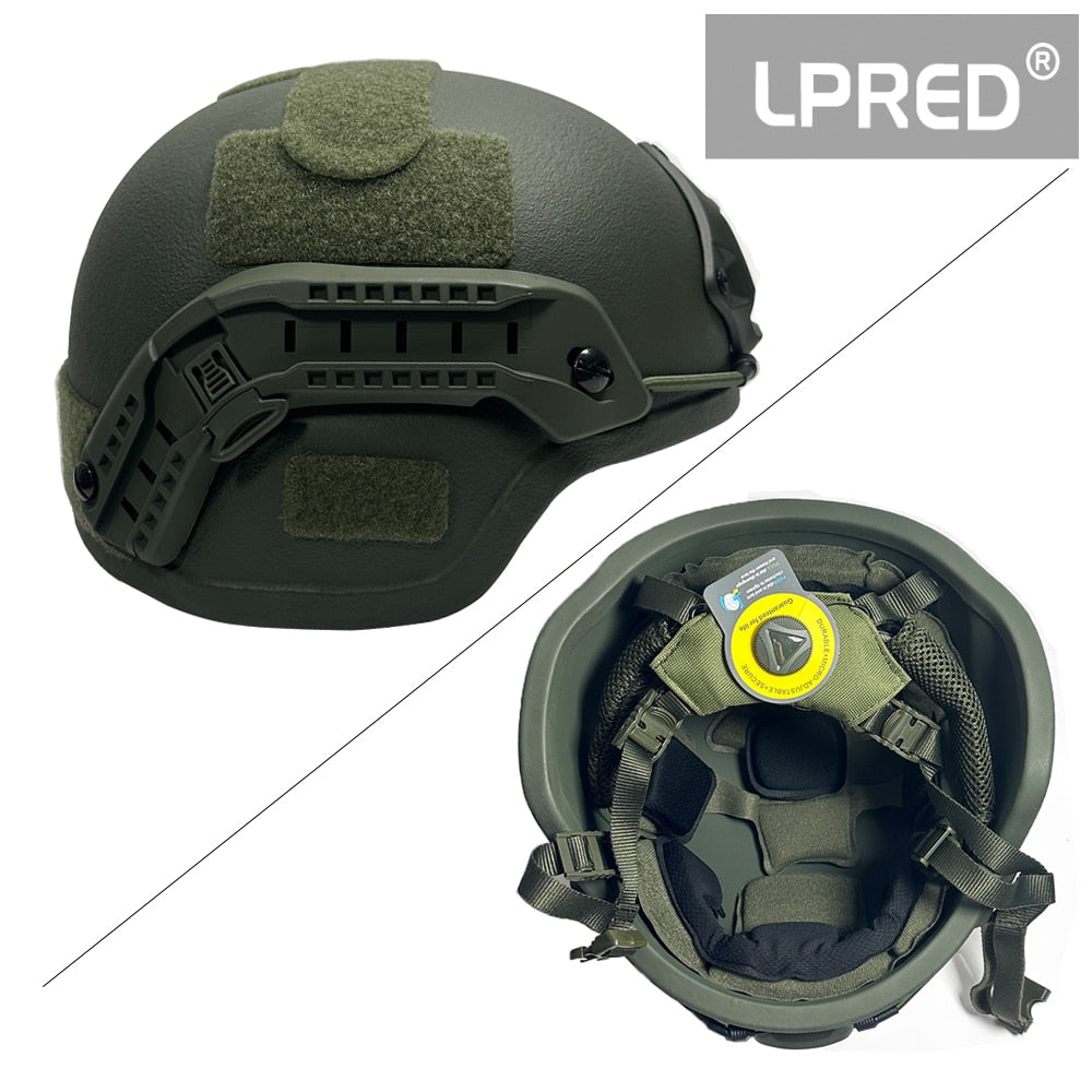 Lpred Fast Hdpe Nij Iiia High Cut Ballistic Helmet 2 Generation