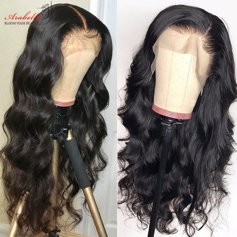 Body Wave Lace Front Wig 13x5x2 Transparent Lace Front Human Hair Wigs