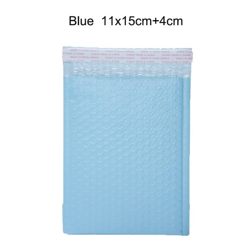 Load image into Gallery viewer, Light Blue Bubble Mailers 10/25 Pack Colored Padded Mailing Envelopes
