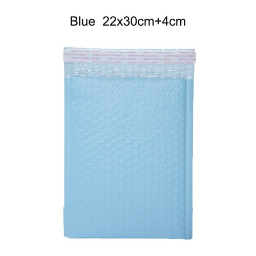 Light Blue Bubble Mailers 10/25 Pack Colored Padded Mailing Envelopes