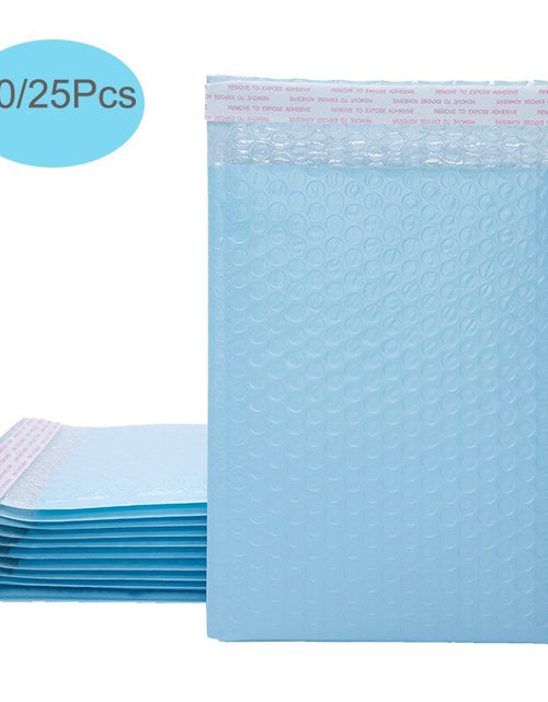 Load image into Gallery viewer, Light Blue Bubble Mailers 10/25 Pack Colored Padded Mailing Envelopes
