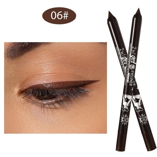 Load image into Gallery viewer, Long Lasting Eyeliner Pencil Colourful Pigment Waterproof Blue Black
