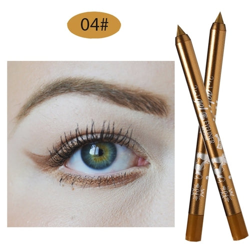 Load image into Gallery viewer, Long Lasting Eyeliner Pencil Colourful Pigment Waterproof Blue Black
