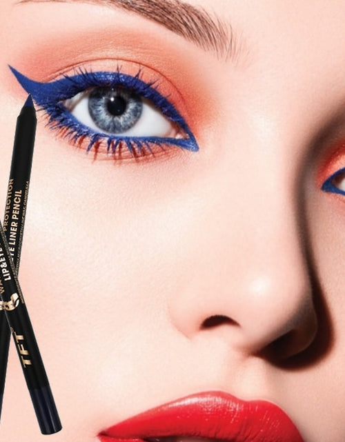 Load image into Gallery viewer, Long Lasting Eyeliner Pencil Colourful Pigment Waterproof Blue Black
