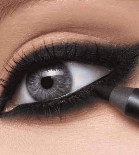 Long Lasting Eyeliner Pencil Colourful Pigment Waterproof Blue Black