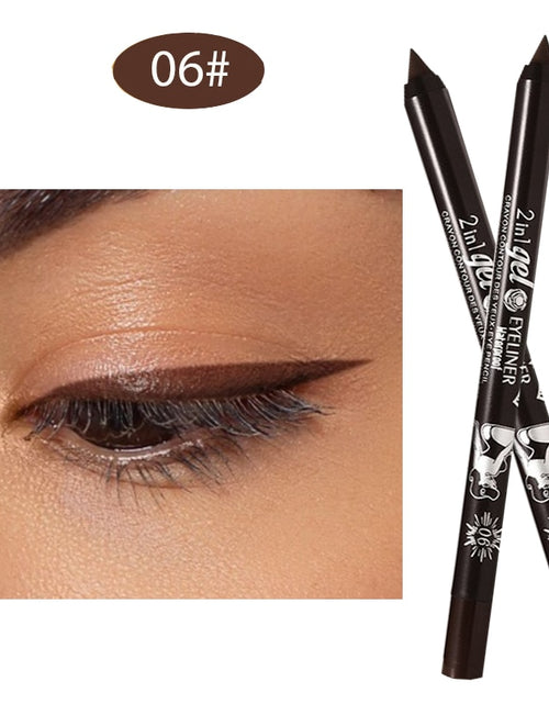 Load image into Gallery viewer, Long Lasting Eyeliner Pencil Colourful Pigment Waterproof Blue Black
