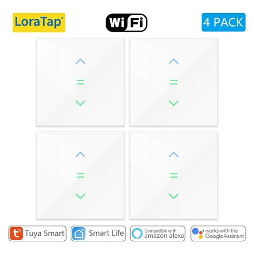 LoraTap Roller Shutter Switch for Automatic Curtain Motor Tuya Smart