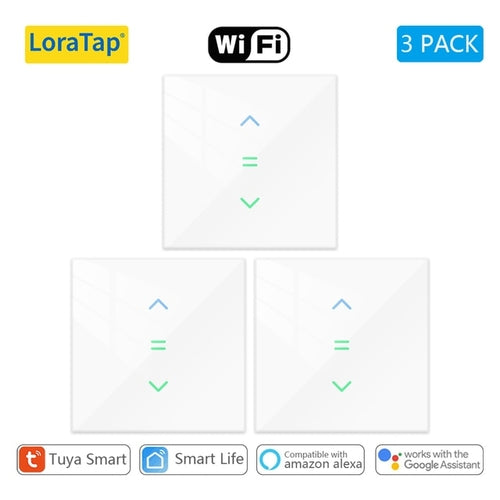 LoraTap Roller Shutter Switch for Automatic Curtain Motor Tuya Smart