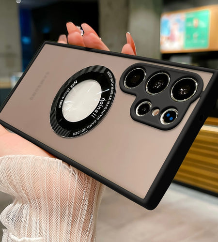 Luxury Matte translucent Wireless Charging For Magsafe Case For