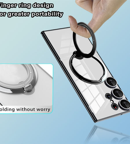 Magnetic Ring Holder Case For Samsung S23 Ultra S22 Plus S20 Fe A54